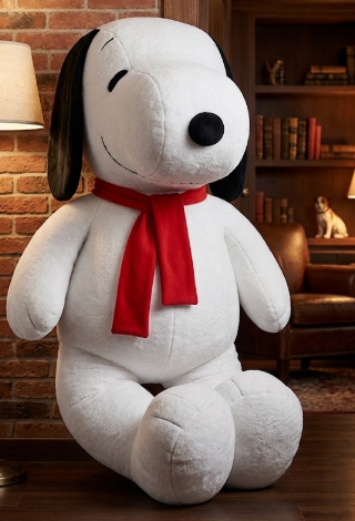 PELUCHE SNOOPY 🩶